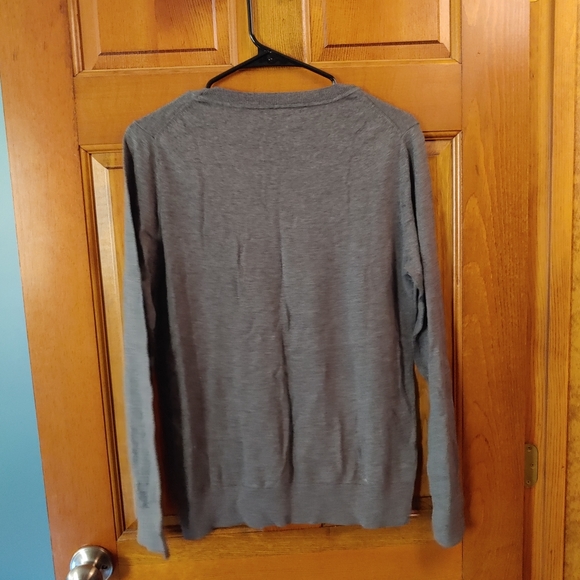 🍌 Banana Republic 🐶 Frenchie Dog Gray Sweater - Picture 2 of 5